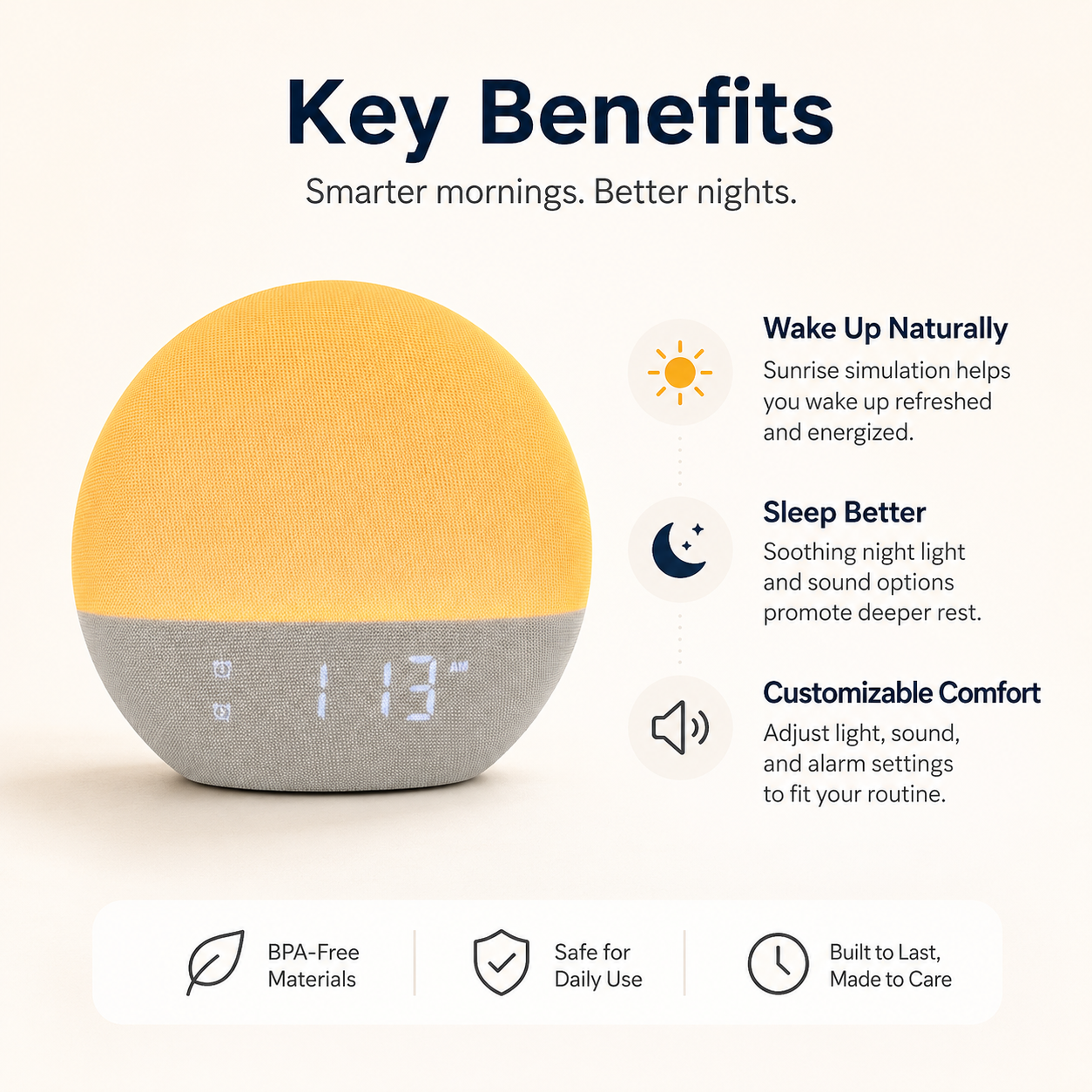 Dawn by NightKeep, Sunrise & Sleep Routine Alarm